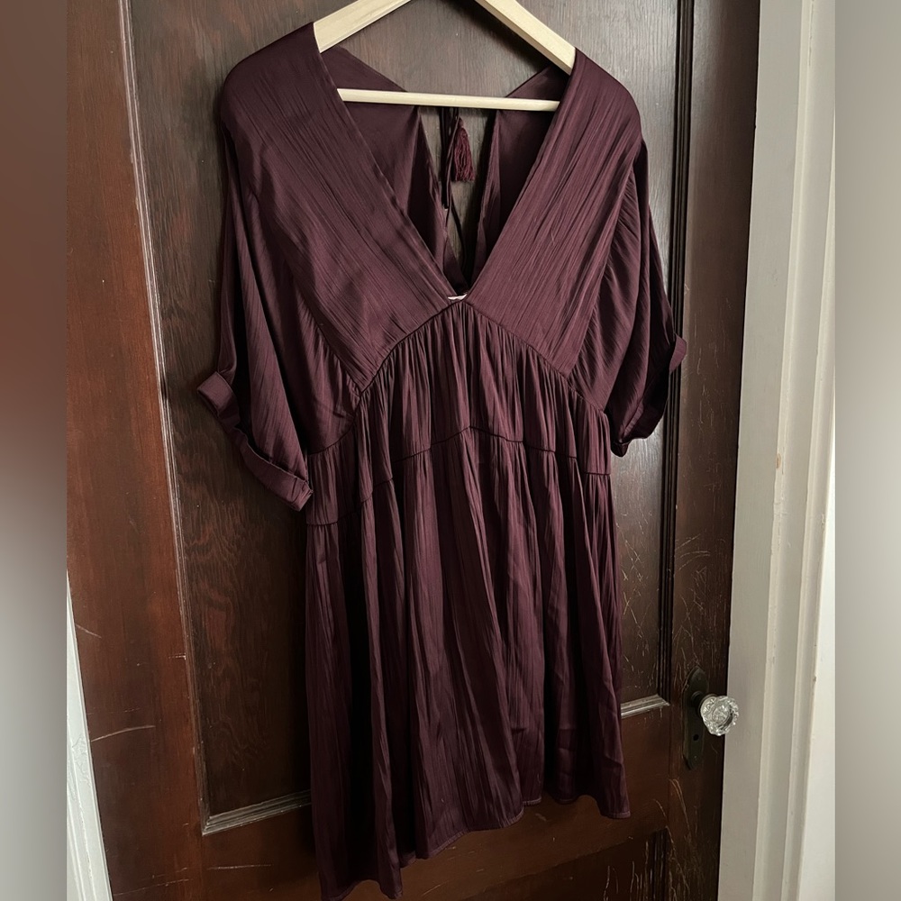 Beautiful Free People Dress in Eggplant